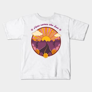 Here Comes the Sun - Retro Roadtrip Kids T-Shirt